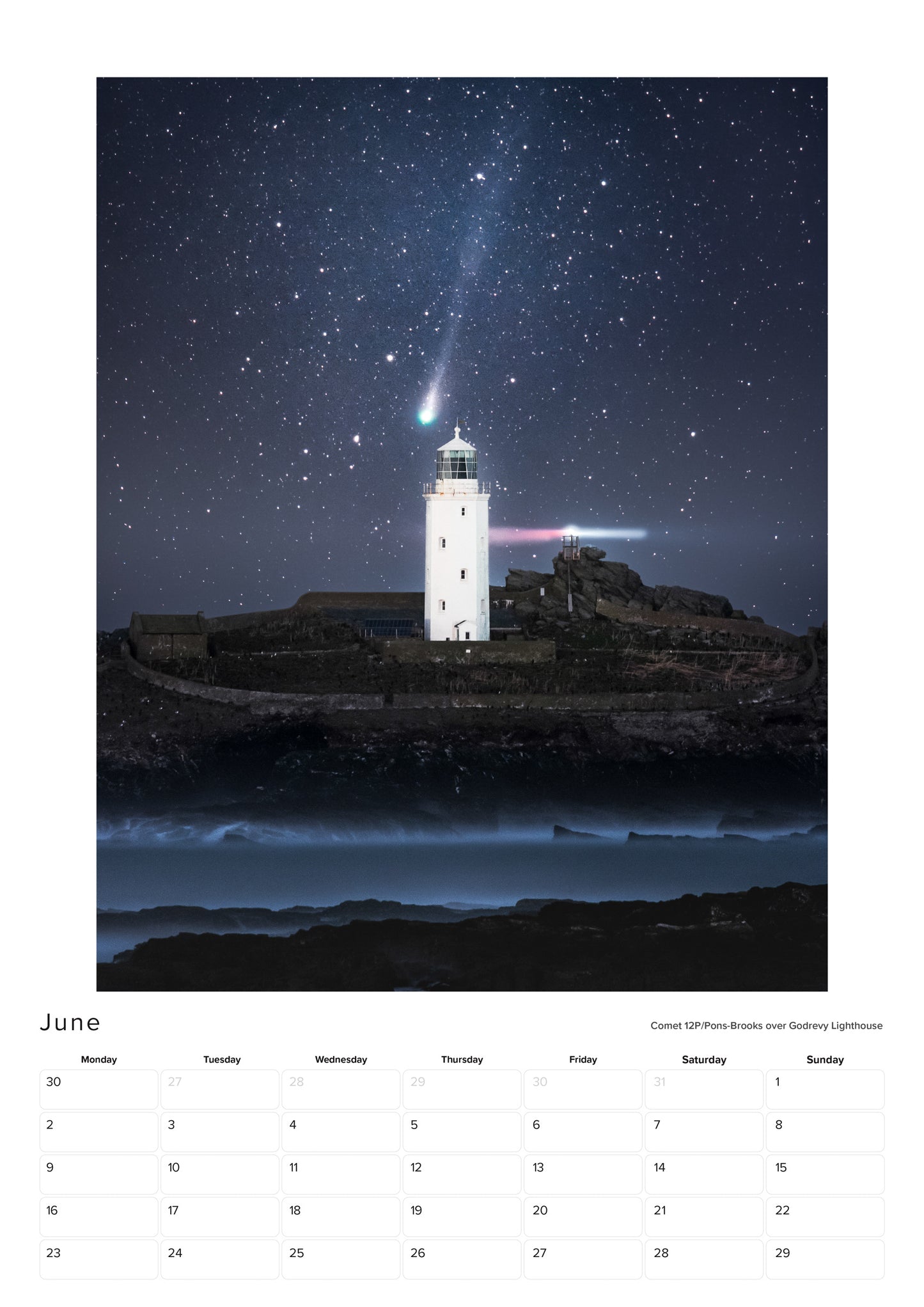 2025 Cornwall Calendar